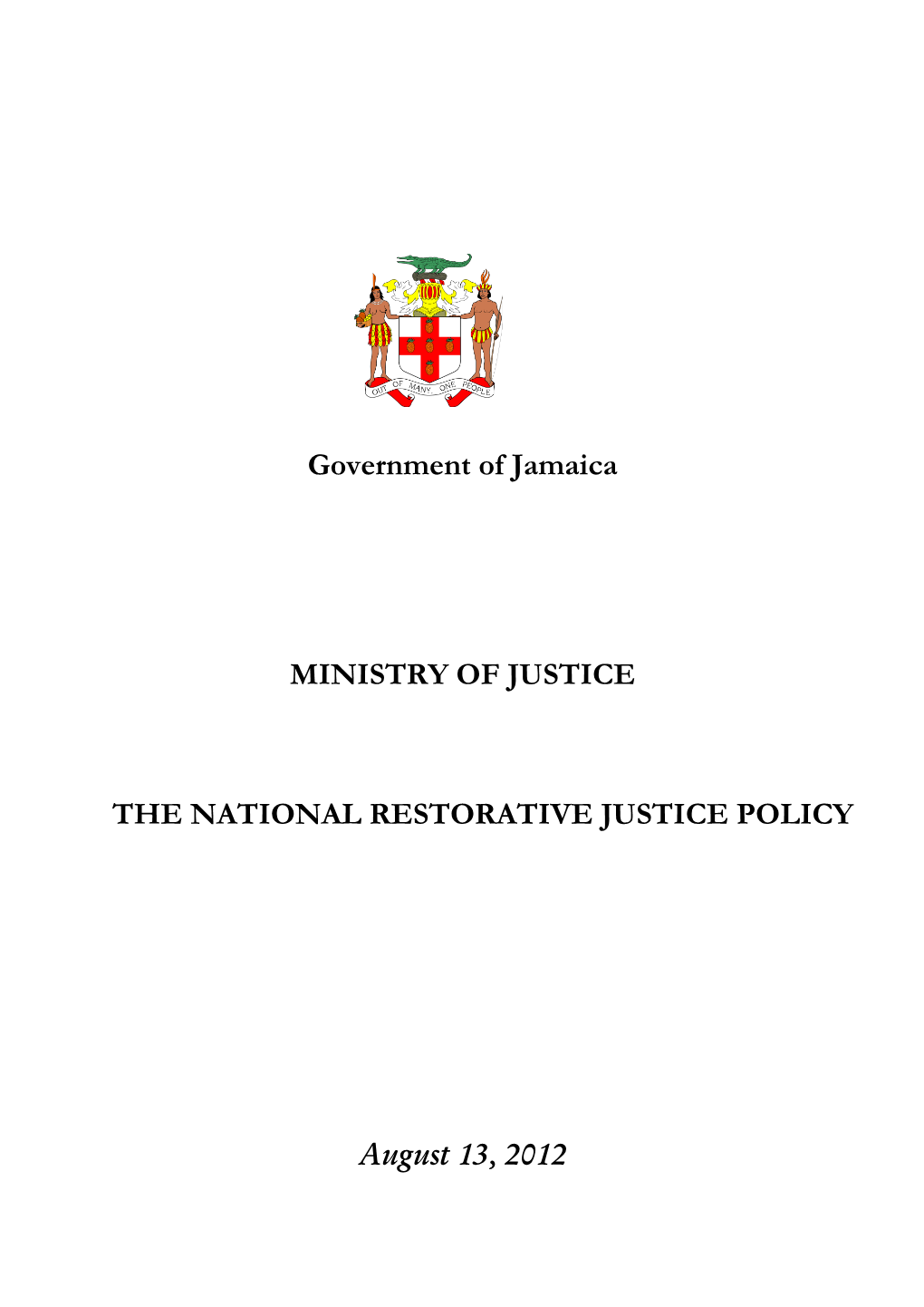 Restorative Justice Policy