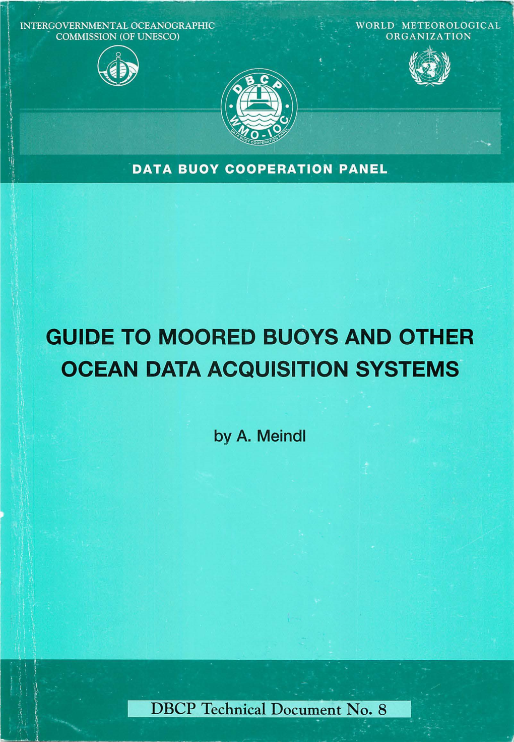 Guide to Moored Buoys and Other Ocean Data Acquisition Systems