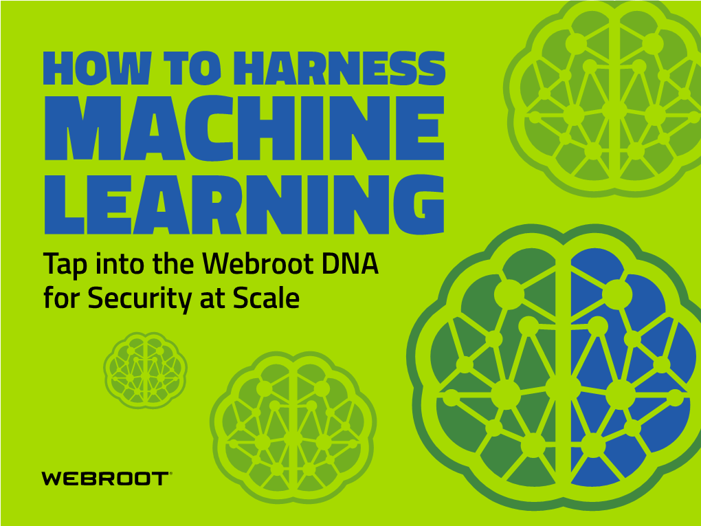 Tap Into the Webroot DNA for Security at Scale