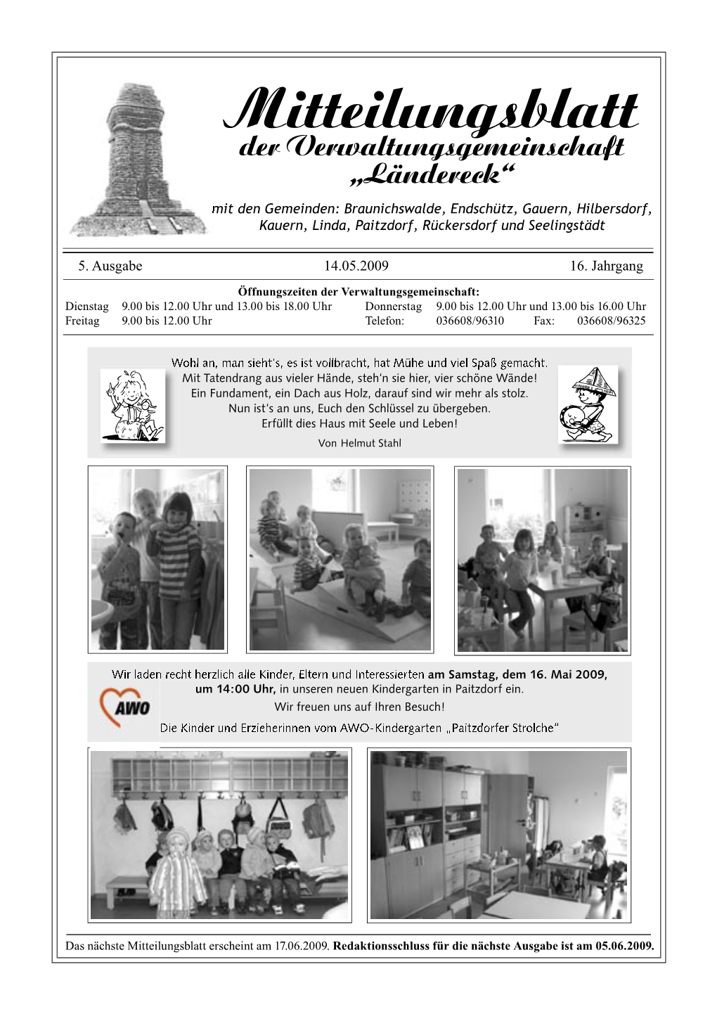 Mitteilungsblatt Mai 2009