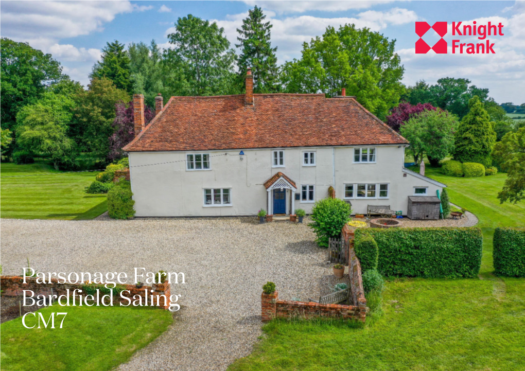 Parsonage Farm Bardfield Saling CM7