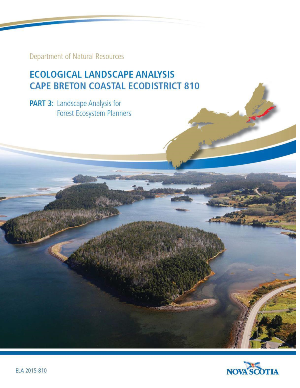 Ecological Landscape Analysis of Cape Breton Coastal Ecodistrict 810 40