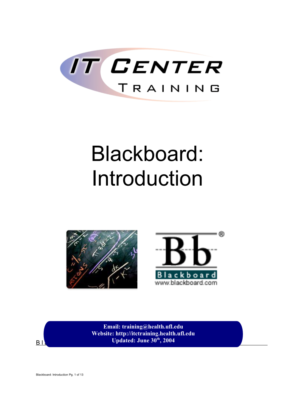 To Access and Modify Course Sites on Blackboard Version 6.1, Visit the Following Website