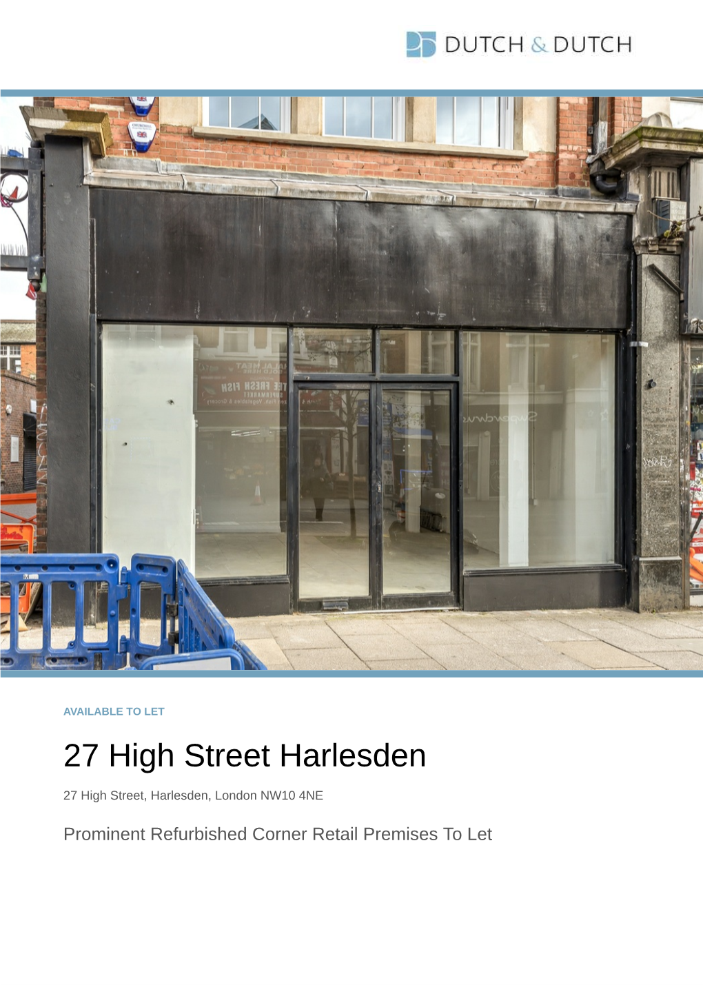 27 High Street Harlesden