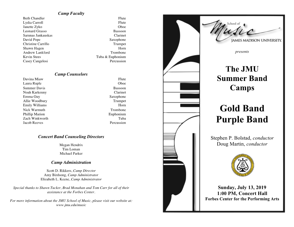 Sbc Concert Band Program 19