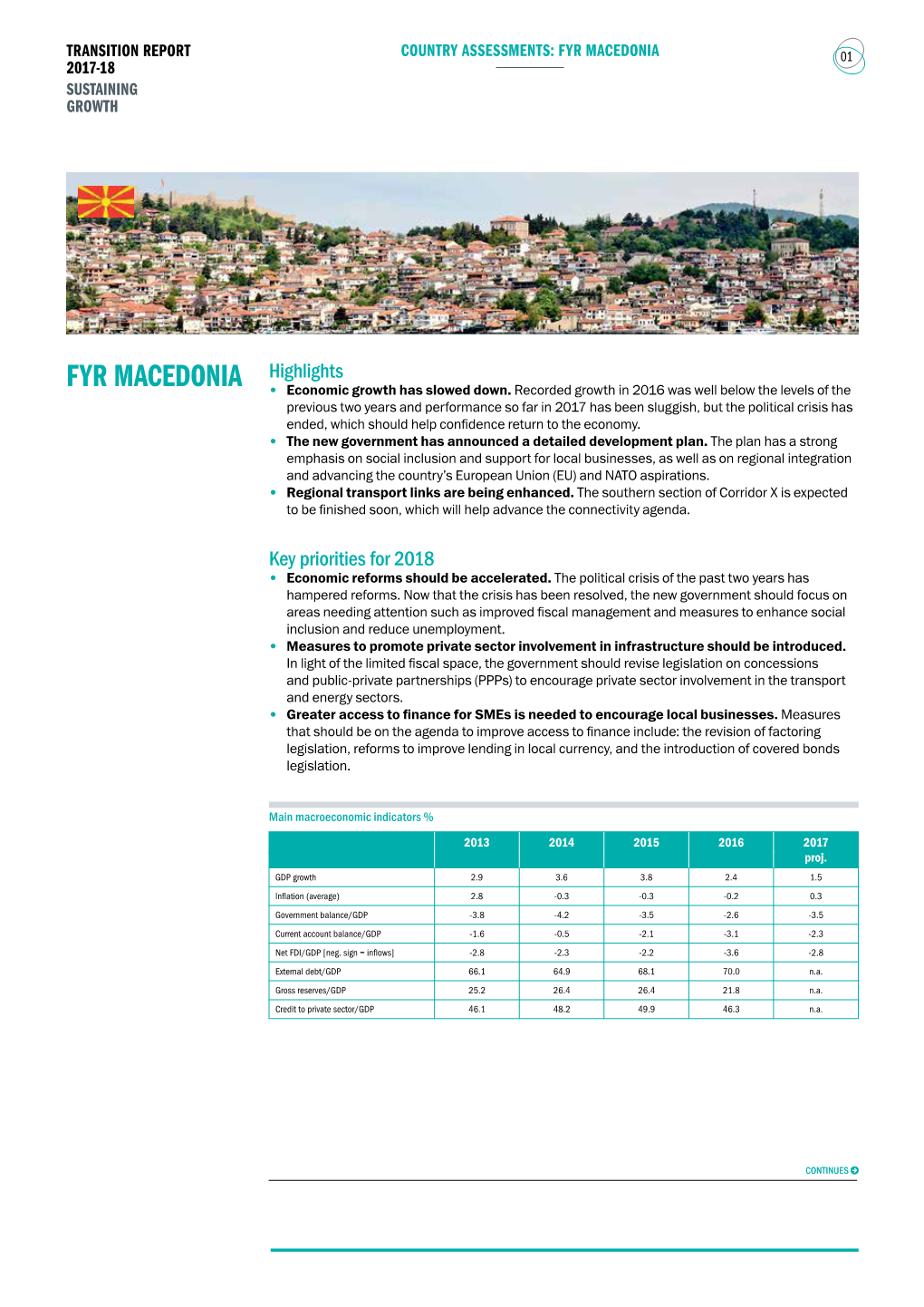 Transition Report 2017-18 Fyr Macedonia