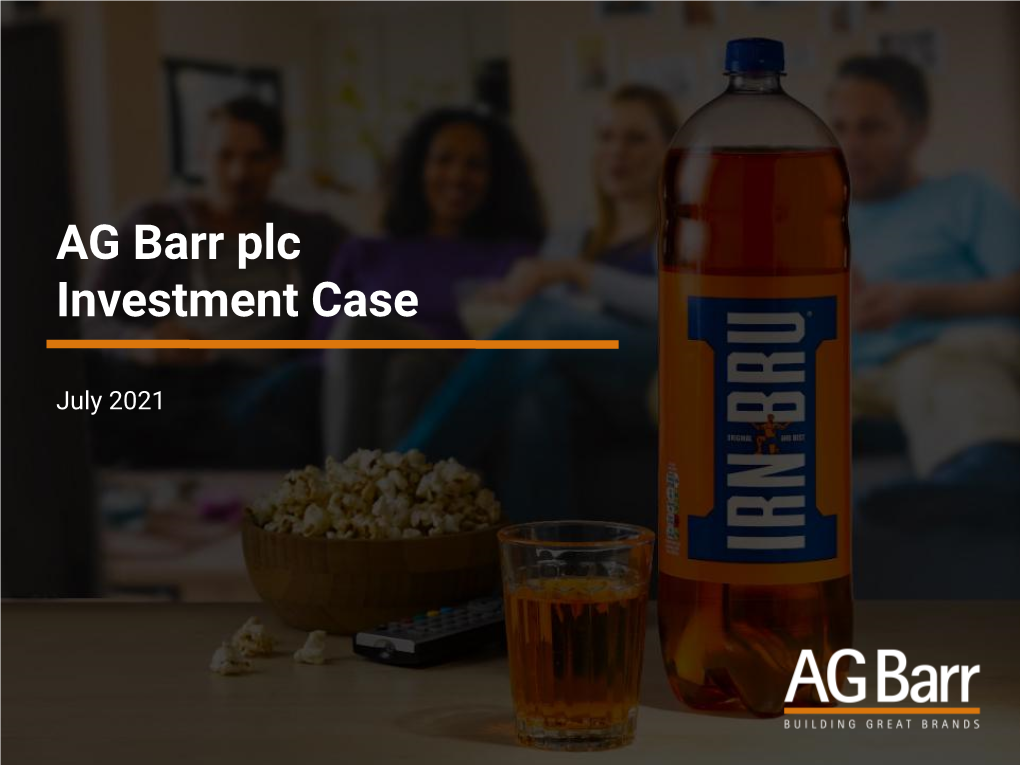 AG Barr Plc Investment Case