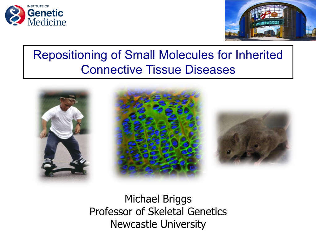 Repositioning of Small Molecules for Inherited Connective Tissue Diseases