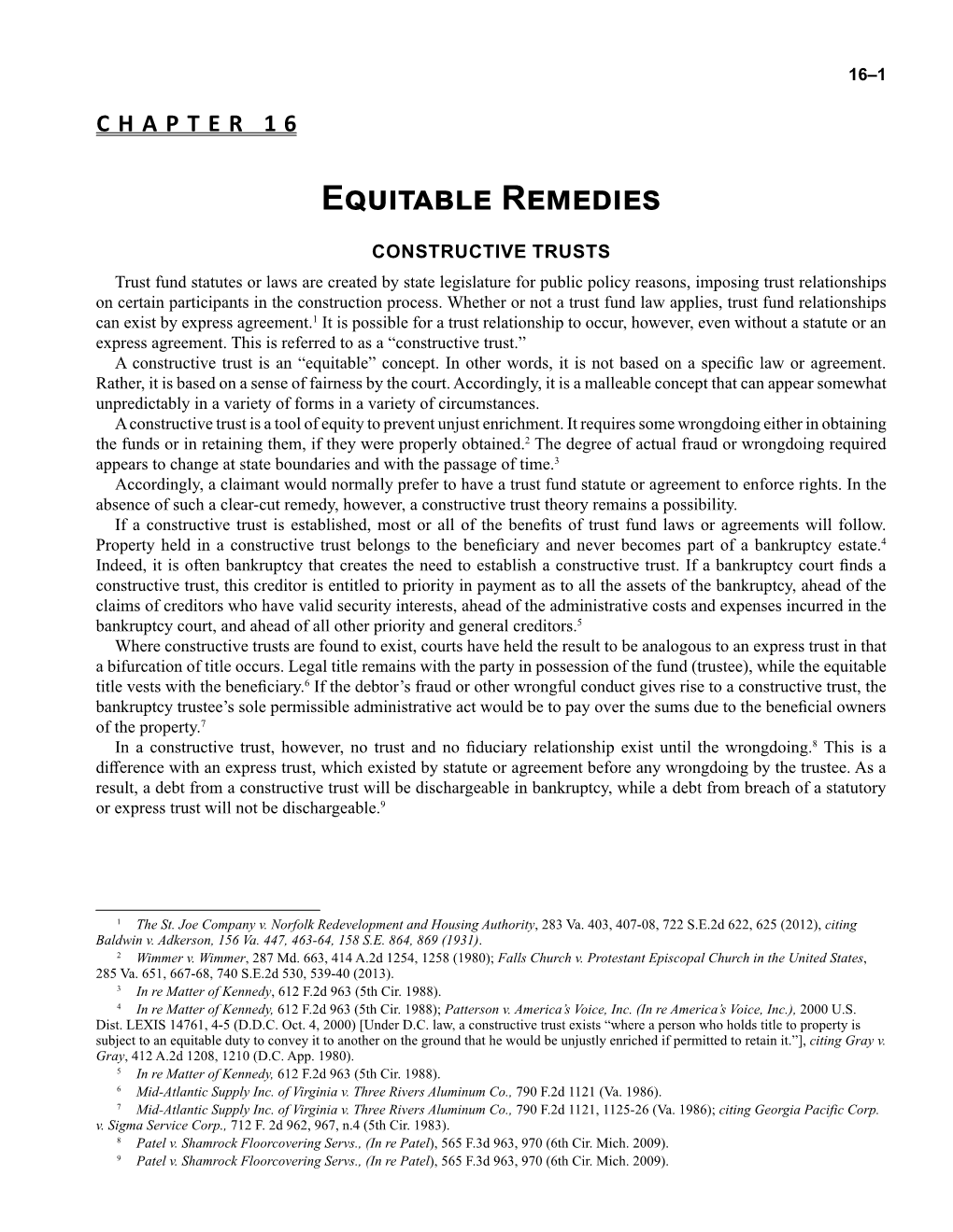 Equitable Remedies