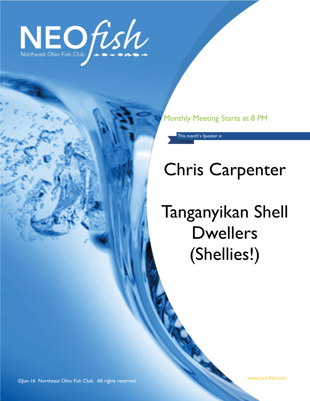 Chris Carpenter Tanganyikan Shell Dwellers