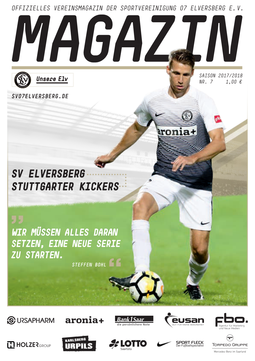 SV ELVERSBERG – Stuttgarter Kickers 14.10.17