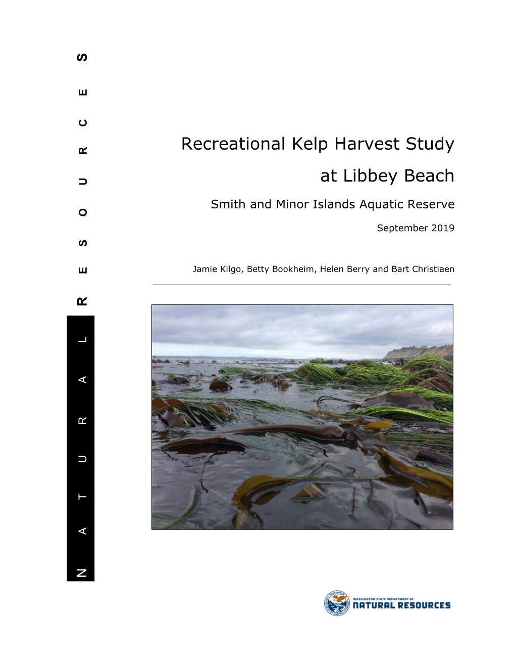 Recreational Kelp Harvest Study at Libbey Beach (2019)
