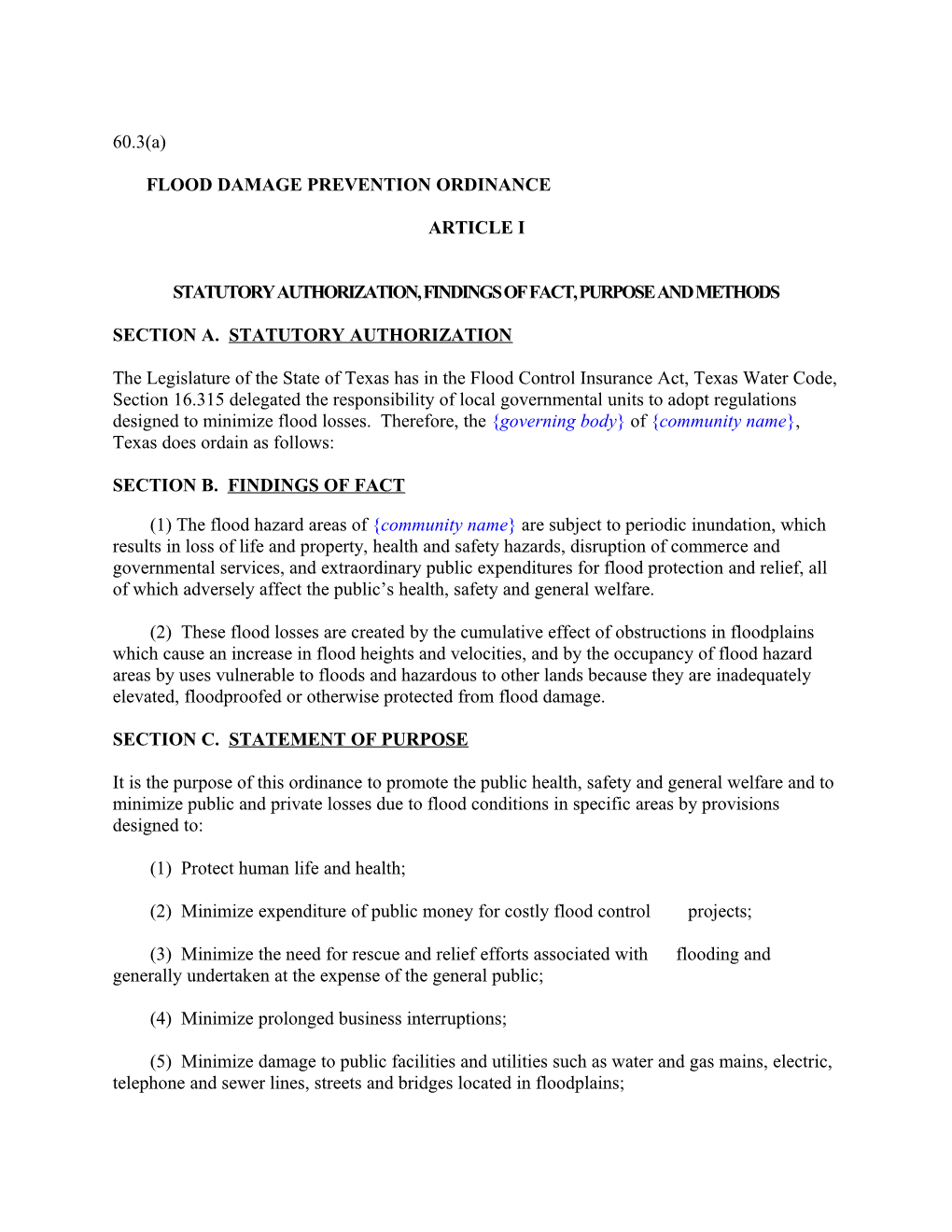 Flood Damage Prevention Ordinance s1