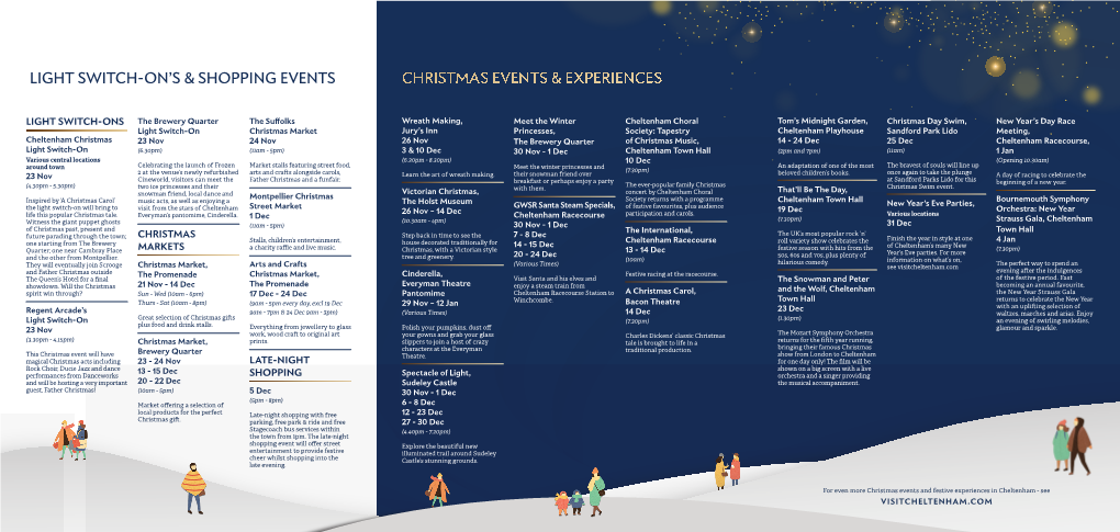 Light Switch-On's & Shopping Events Christmas Events