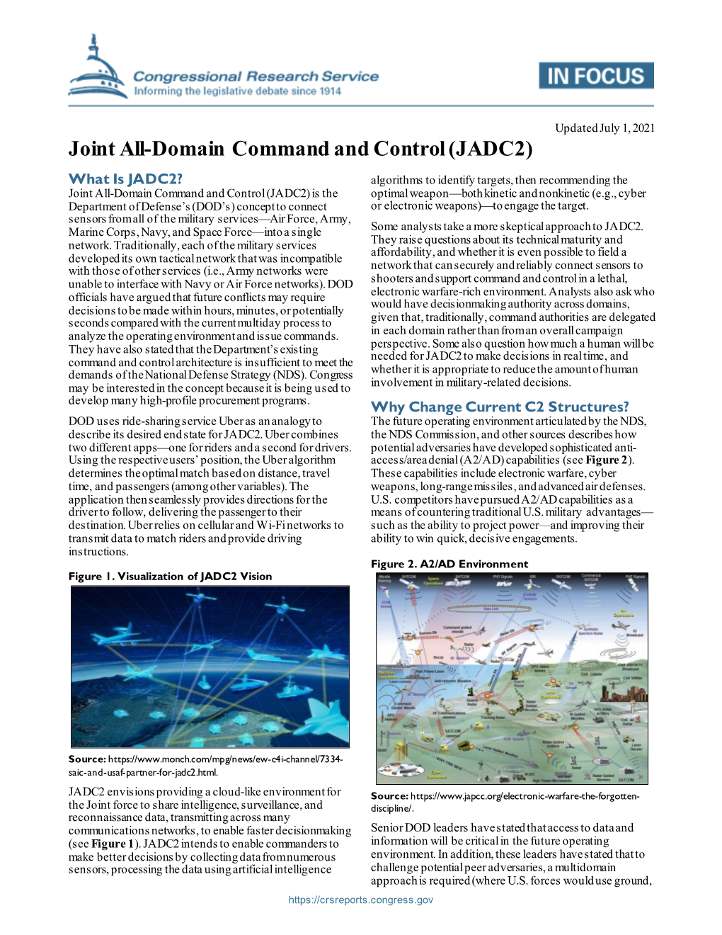 Joint All-Domain Command and Control (JADC2)