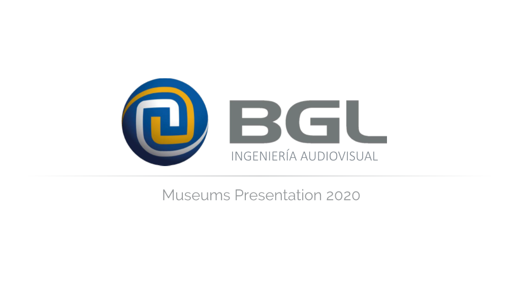 Museums Presentation 2020 About Us