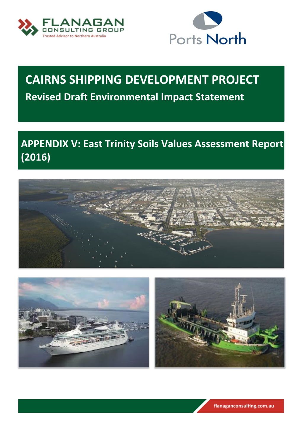 EAST TRINITY Cairns Shipping Development Project