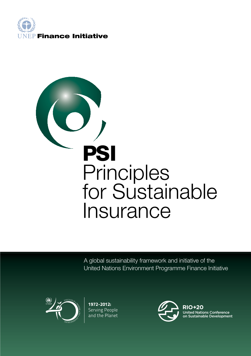 PSI Principles for Sustainable Insurance