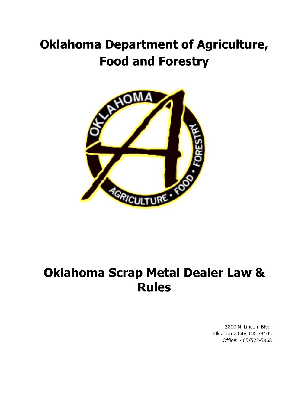 Scrap Metal Dealer Law & Rules