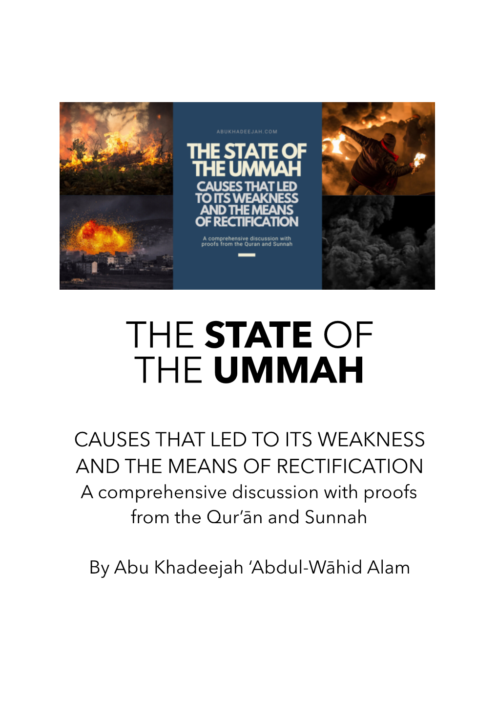 State of the Ummah Book