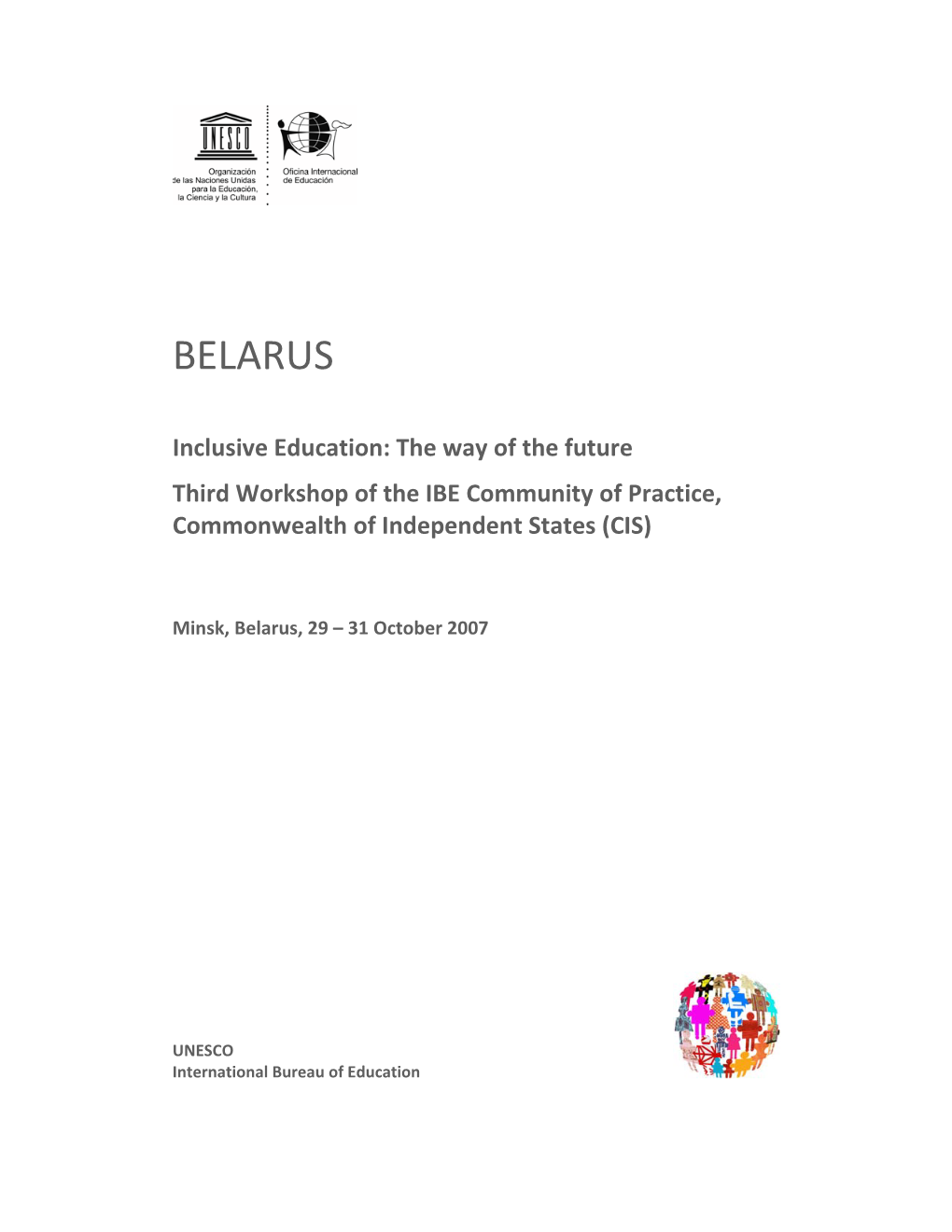 Inclusive Education in Belarus