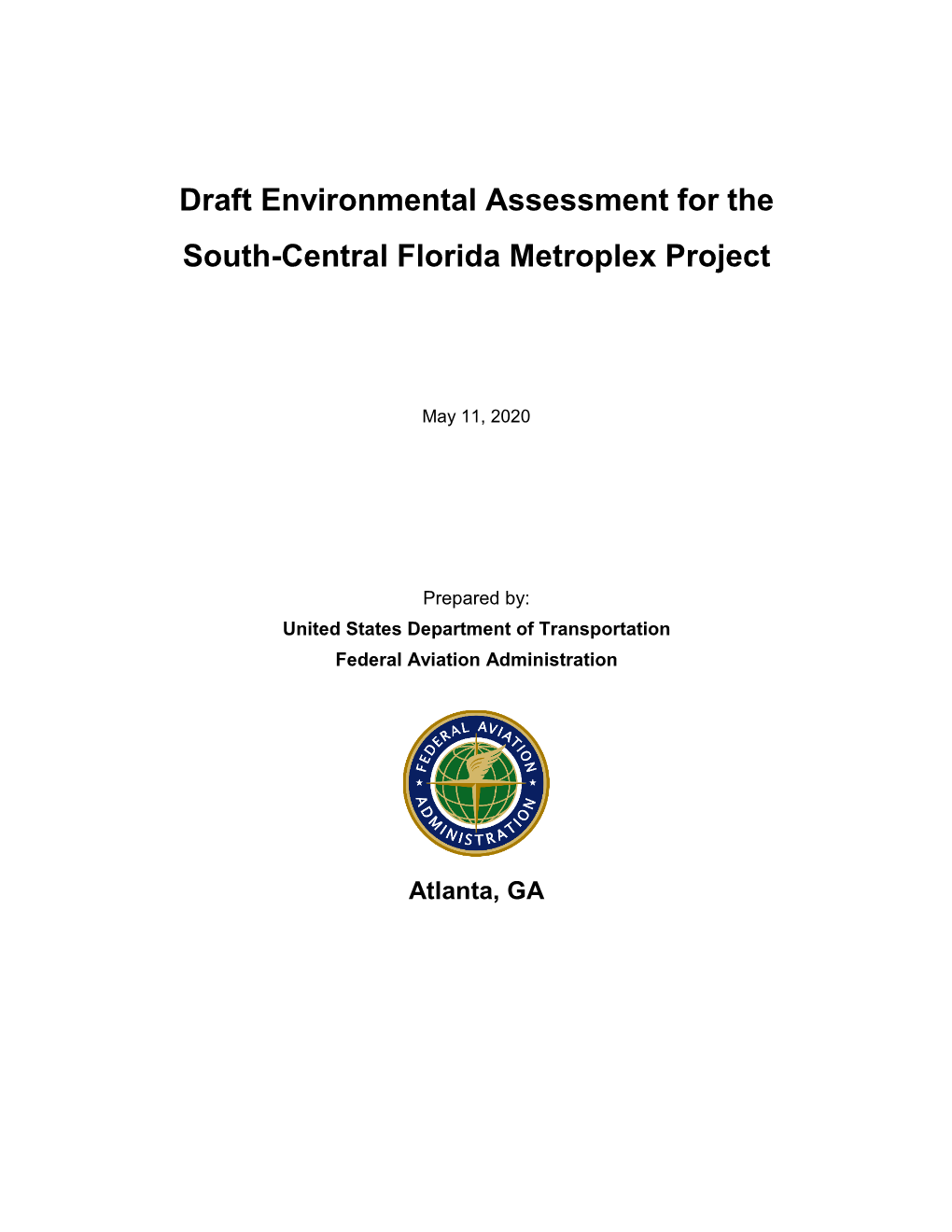 Draft Environmental Assessment for the South-Central Florida Metroplex Project