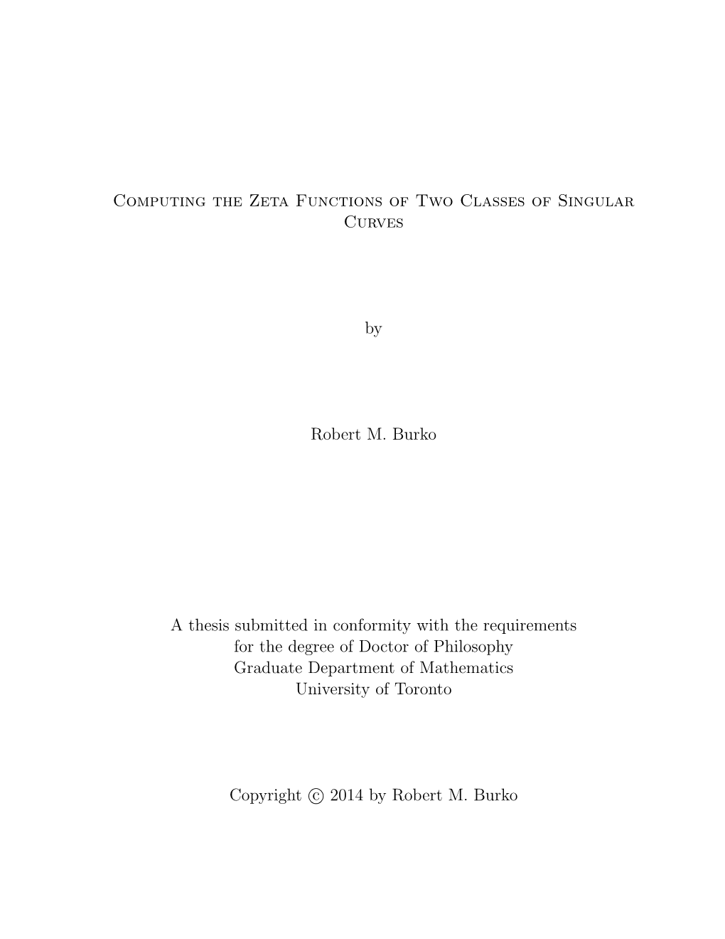 Computing the Zeta Functions of Two Classes of Singular Curves By
