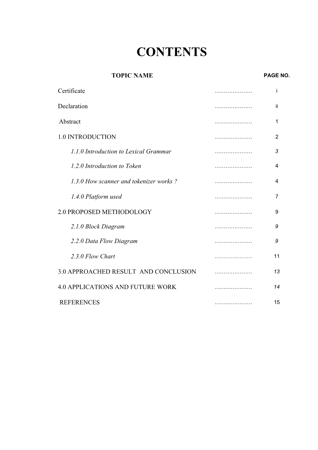 Lexical Analyzer in C