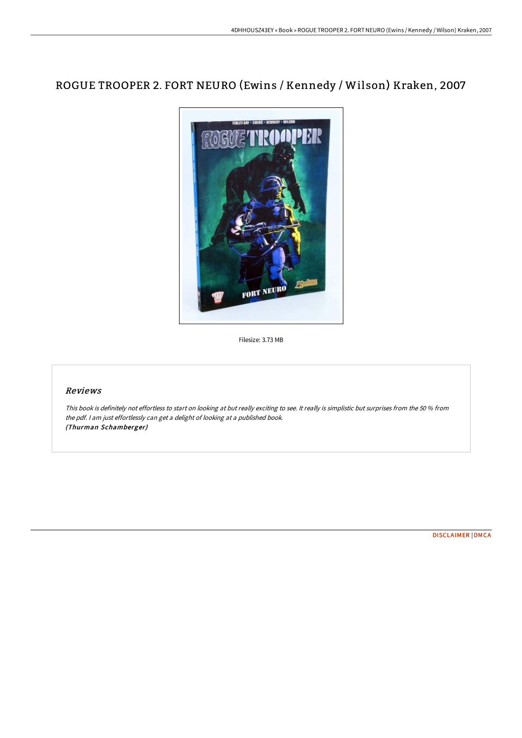 Find Kindle &gt; ROGUE TROOPER 2. FORT NEURO (Ewins