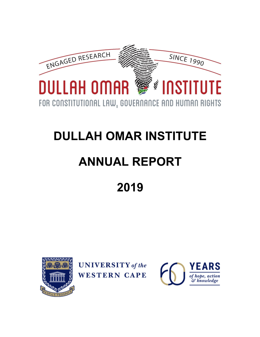 Dullah Omar Institute Annual Report 2019