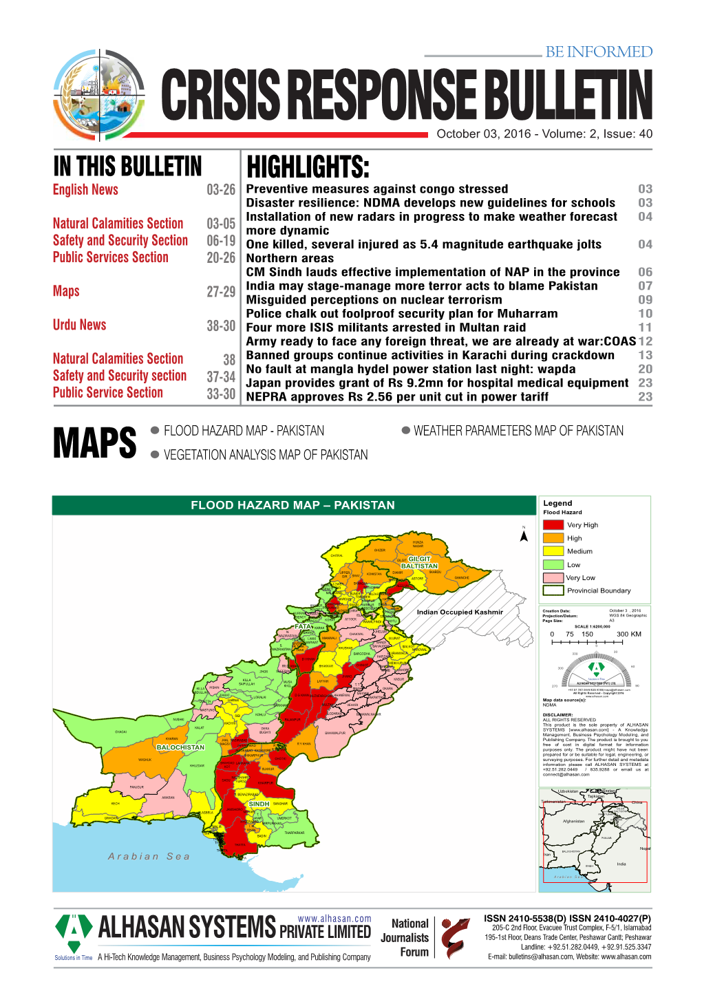 Crisis Response Bulletin Page 1-16