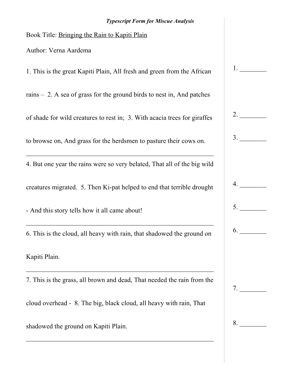 Typescript Form for Miscue Analysis s2