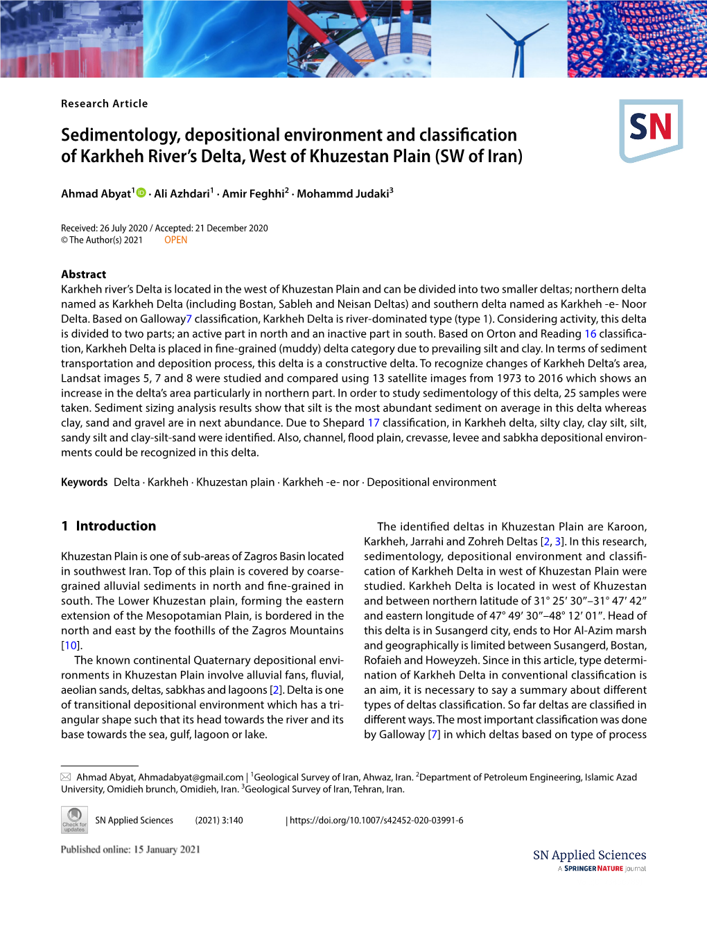 Sedimentology, Depositional Environment and Classification Of