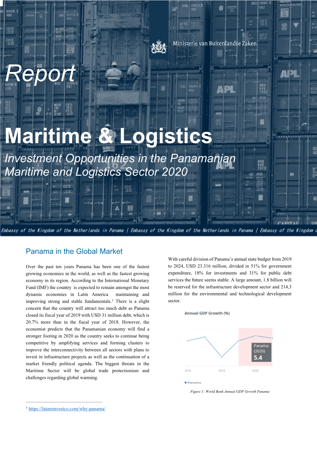 Maritime & Logistics Report Panama 2020