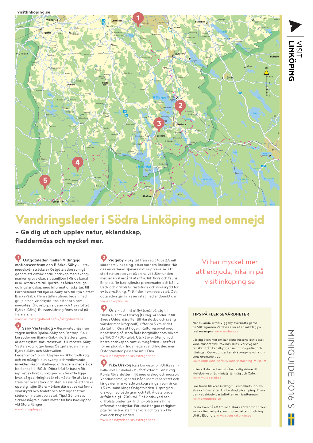 Vandringsleder I Södra Linköping Med Omnejd – Ge Dig Ut Och Upplev Natur, Eklandskap, Fladdermöss Och Mycket Mer