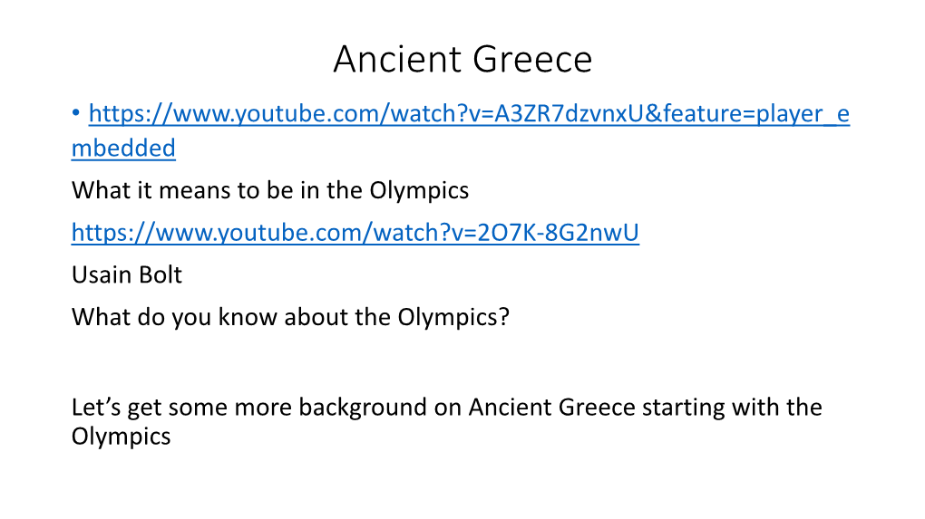 Ancient Greece