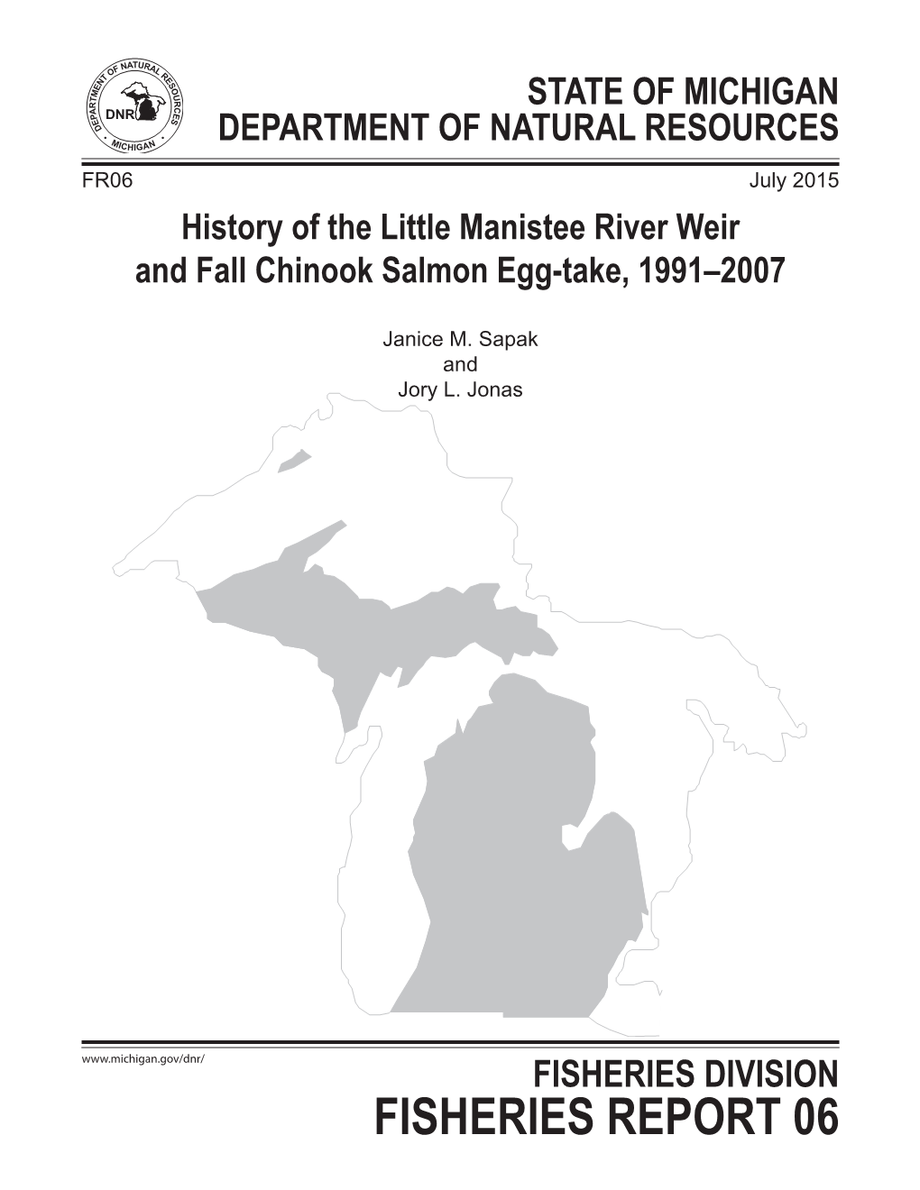 The Little Manistee River Was First Stocked with Chinook Salmon