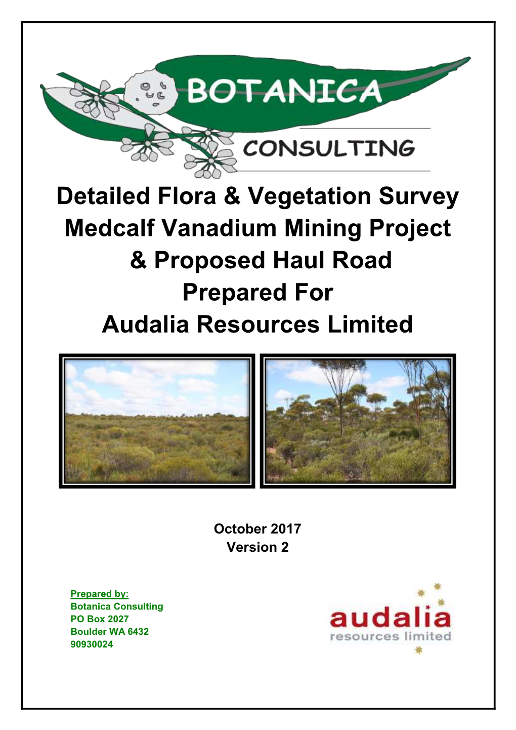 Appendix 1 Detailed Flora and Vegetation Survey.Pdf