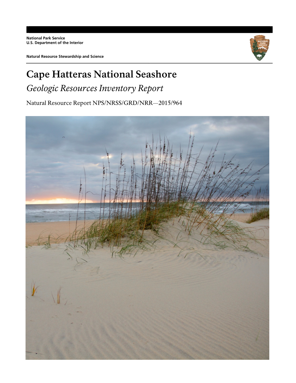 Cape Hatteras National Seashore Geologic Resources Inventory Report