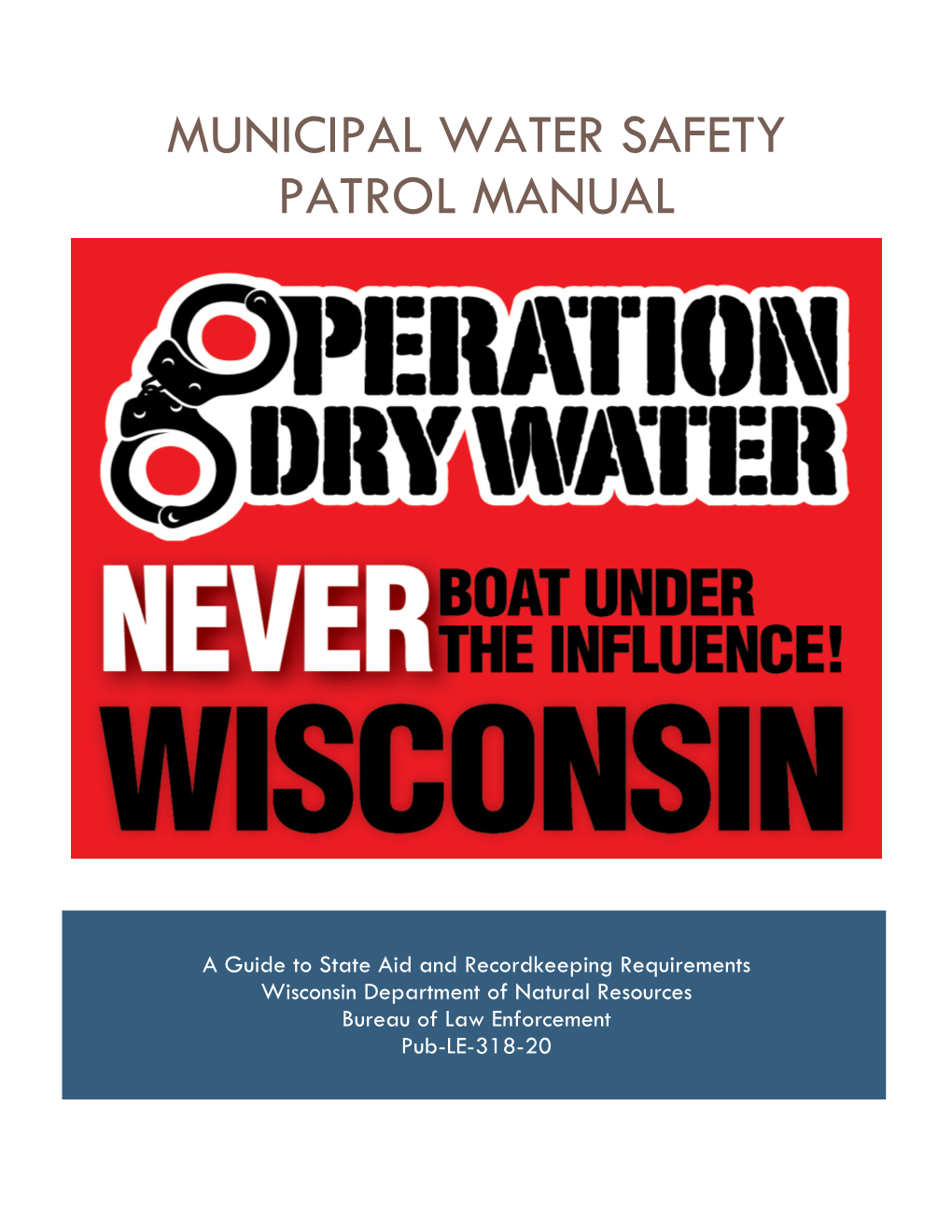 Municipal Water Safety Patrol Manual