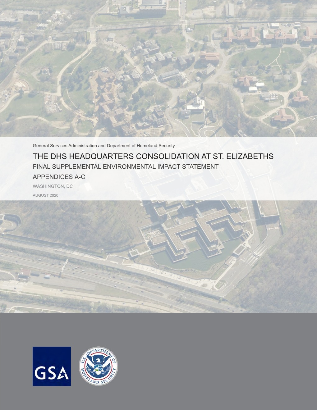 DHS HQ Consolidation at St. Elizabeths Final SEIS Appendices a Through C