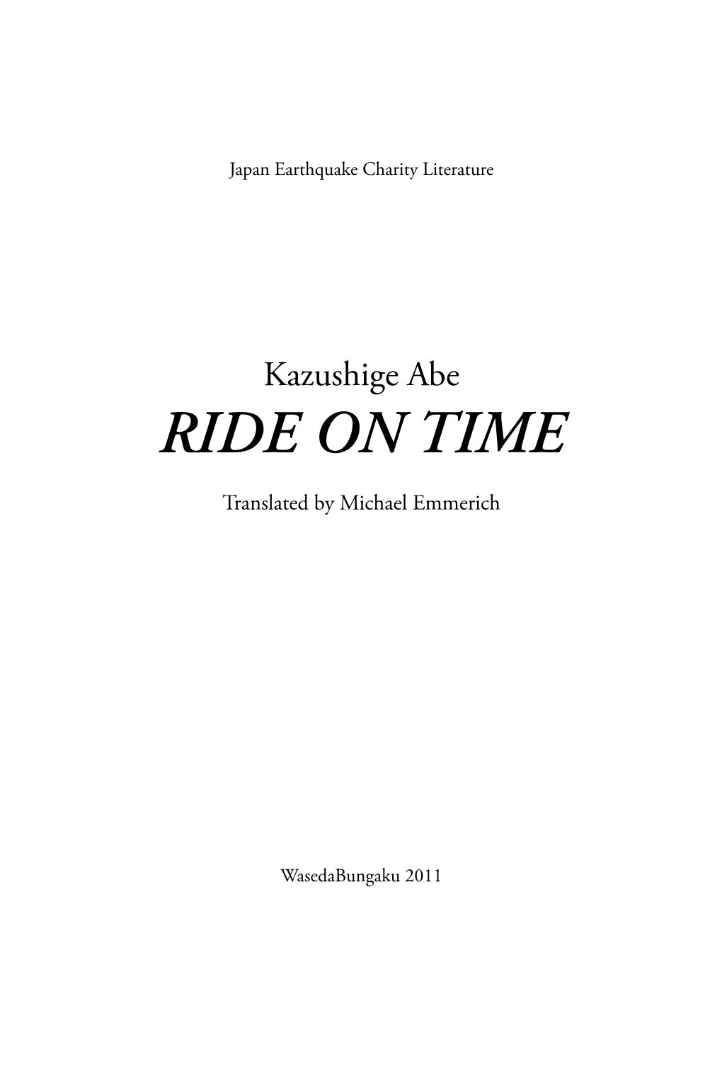 Ride on Time