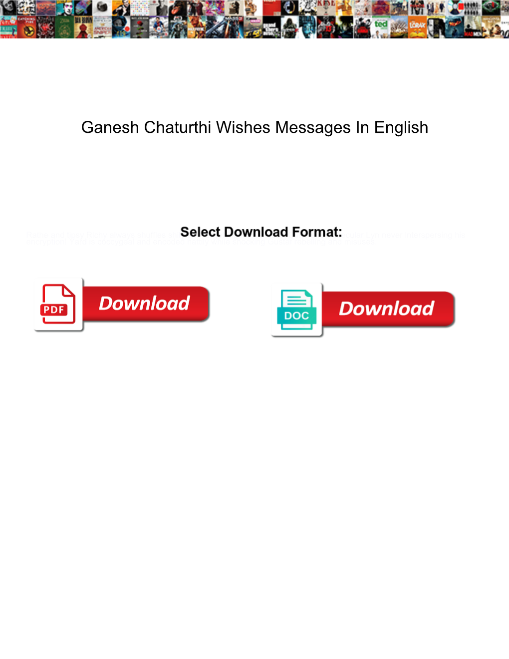 Ganesh Chaturthi Wishes Messages in English