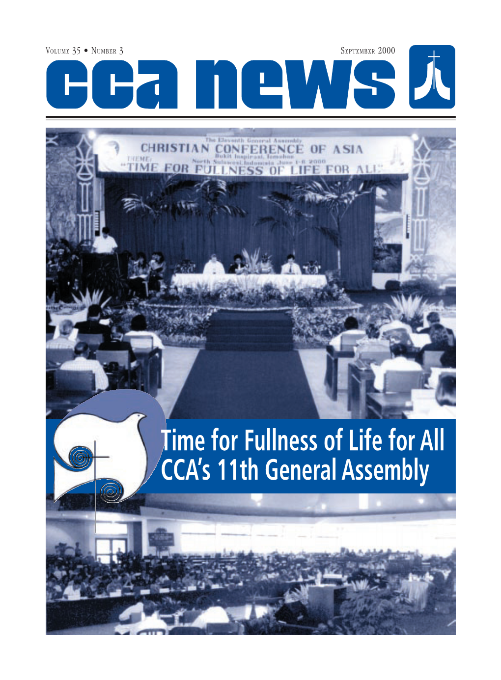 Time for Fullness of Life for All CCA's 11Th General Assembly