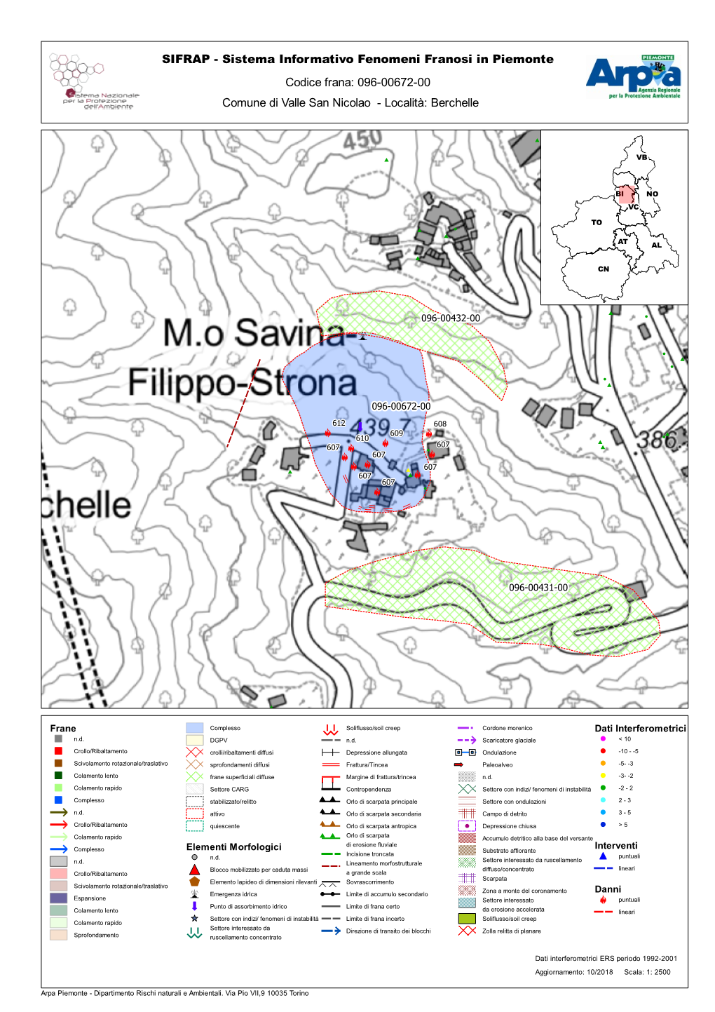 SIFRAP - Sistema Informativo Fenomeni Franosi in Piemonte