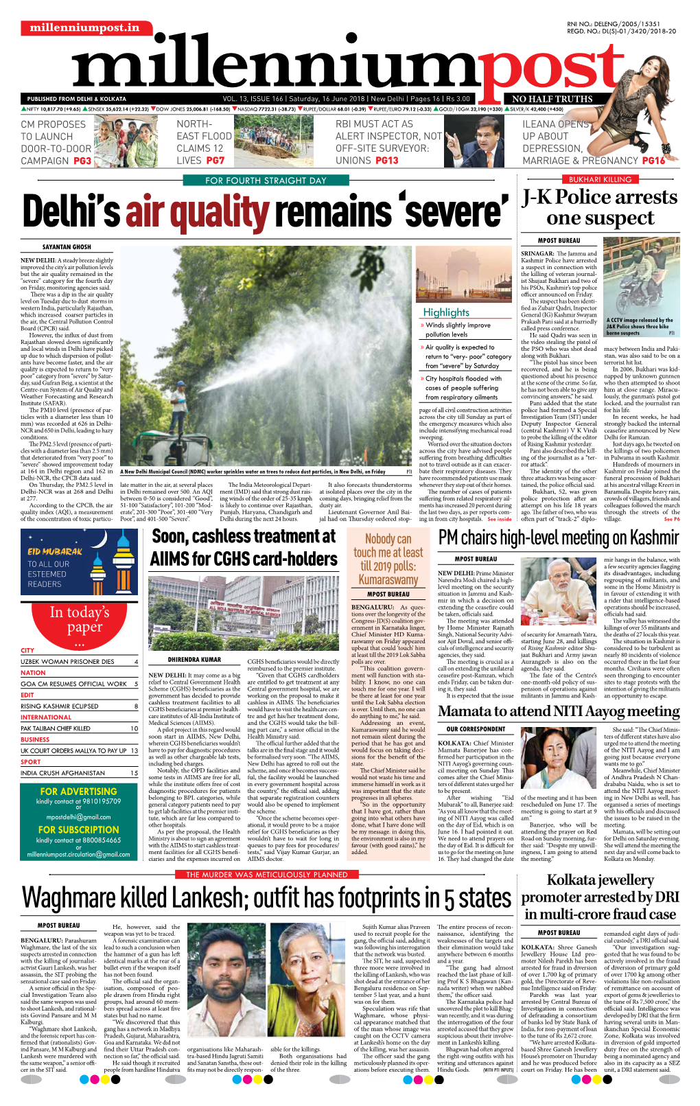 Delhi's Air Quality Remains 'Severe'