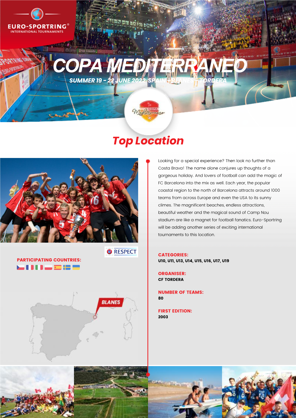 Copa Mediterraneo Summer 19 - 22 June 2022 Spain - Blanes - Tordera