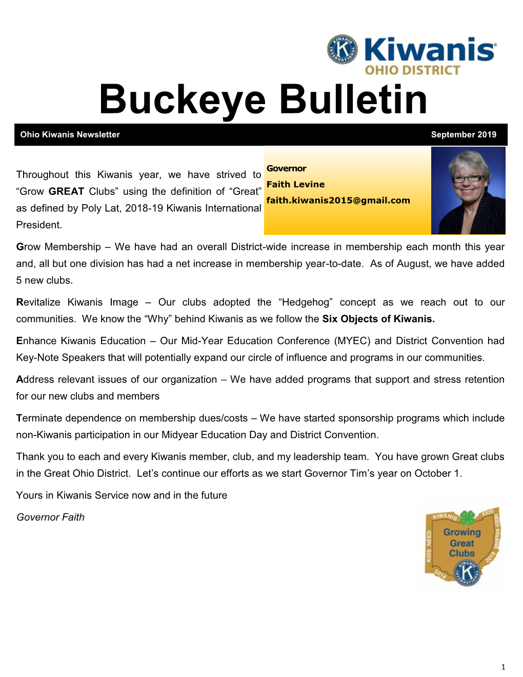 Buckeye Bulletin