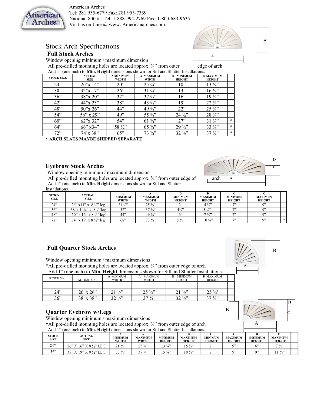 The King of Wood Stock Arches by American Arches Has Individual Overlapping Designer Slats