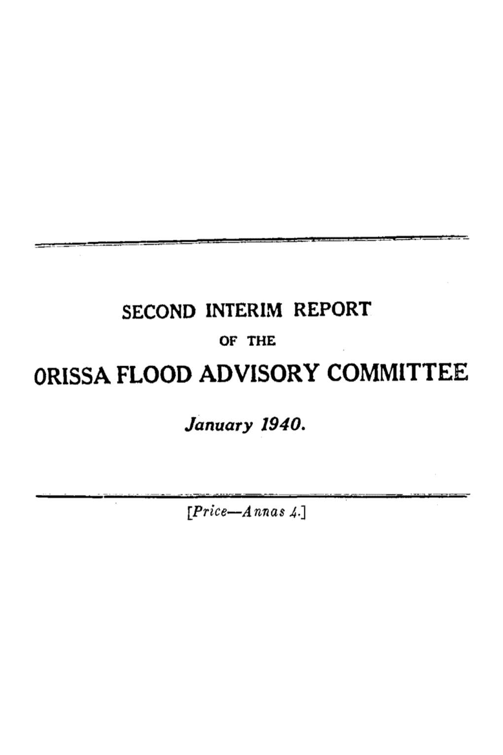 Orissa Flood Advisory Committee